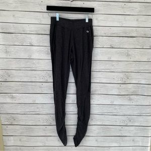 Alo Yoga Yen Jogger Sweatpants in Charcoal with Mesh Detailing